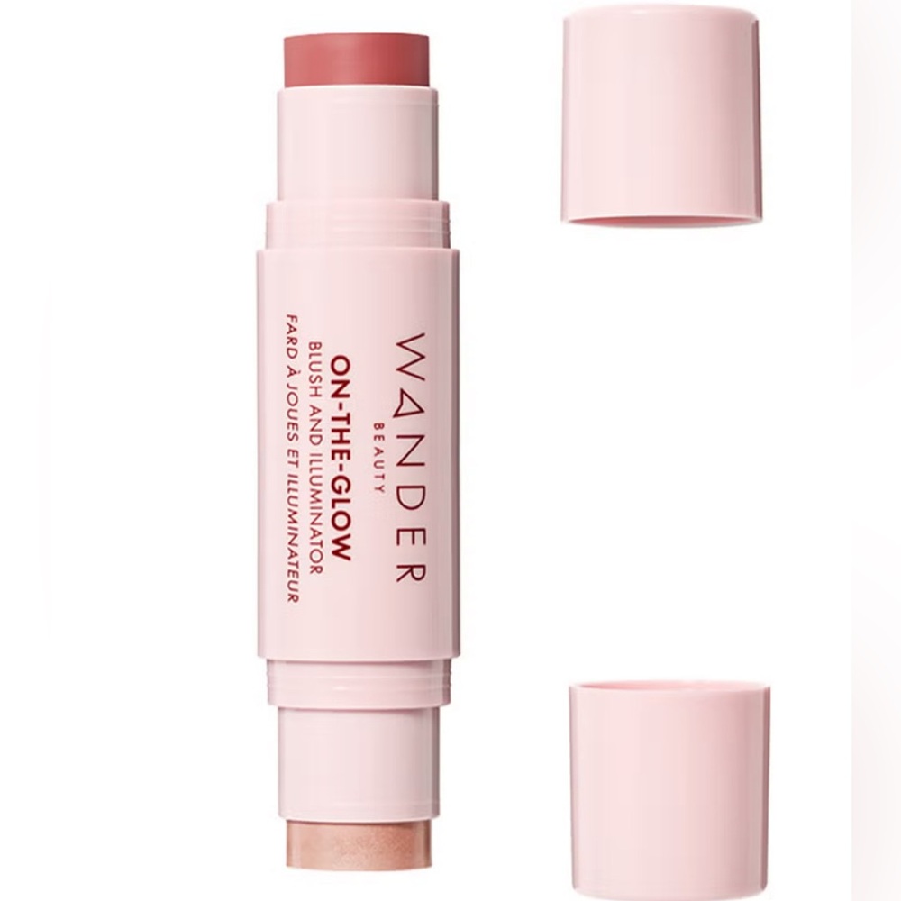 NWT Wander Beauty On-the-Glow Blush and Illuminator - Sienna Sunset-Nude Glow - Picture 5 of 12